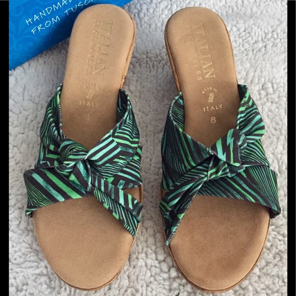italian shoemakers panache wedge sandal